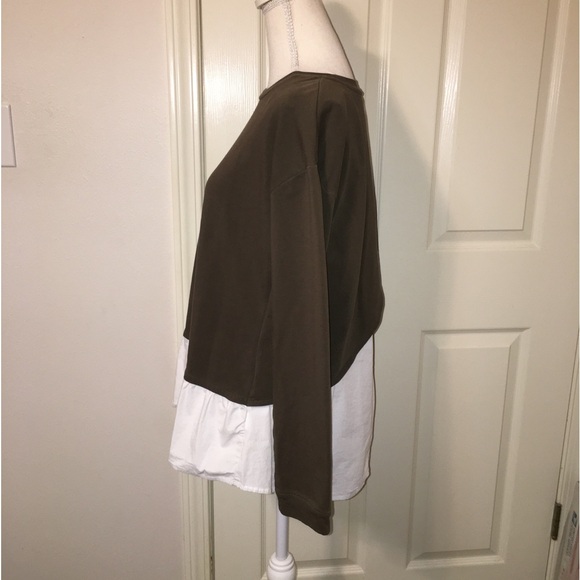 Vince Camuto Oversized Faux Layered Top - Picture 8 of 10